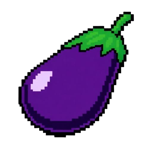 Eggplant in the bed
